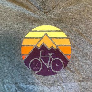 Life is Good Bicycle Shirt